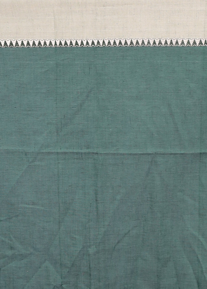 Green Matka Silk Saree Without Blouse Piece