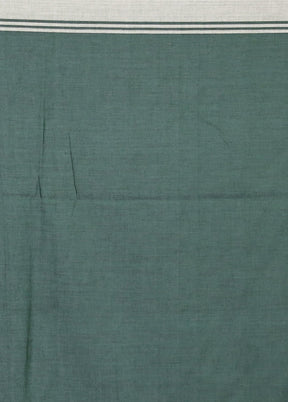 Grey Matka Silk Saree With Blouse Piece