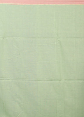 Green Matka Silk Saree With Blouse Piece