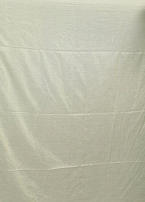 Green Cotton Saree With Blouse Piece