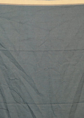 Black Pure Cotton Saree Without Blouse Piece