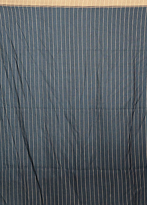 Black Pure Cotton Saree With Blouse Piece