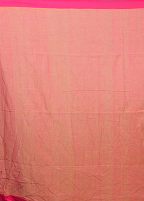 Grey Pure Cotton Saree With Blouse Piece