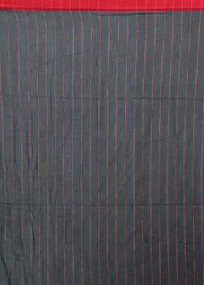 Black Matka Silk Saree Without Blouse Piece