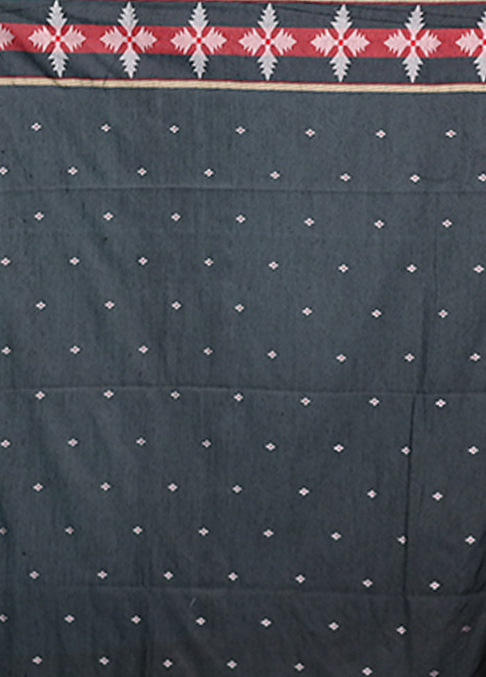 Cream Cotton Saree With Blouse Piece