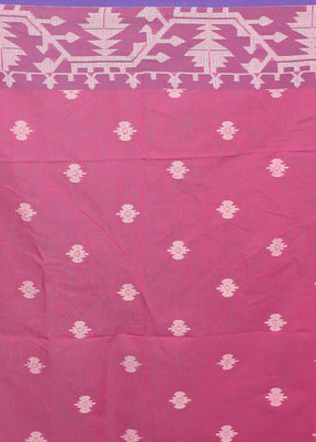 Pink Organza Saree Without Blouse Piece