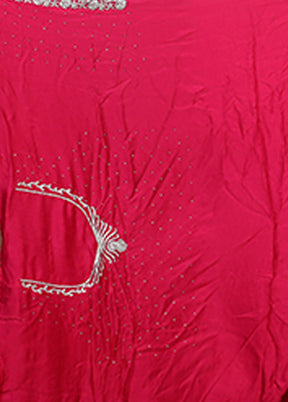 Purple Handloom Dupion Pure Silk Saree With Blouse Piece