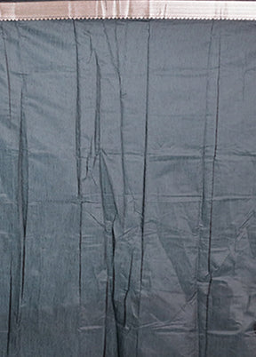 Black Cotton Saree With Blouse Piece