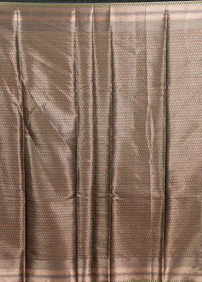 Green Kora Silk Saree With Blouse Piece