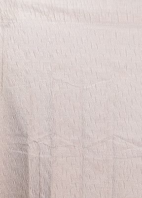 Grey Tissue Silk Saree With Blouse Piece