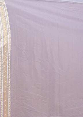 Blue Kora Silk Saree With Blouse Piece