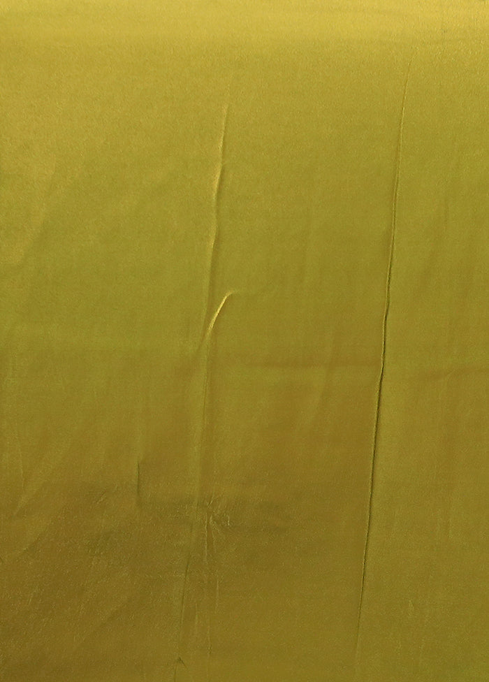 Green Tissue Silk Saree With Blouse Piece