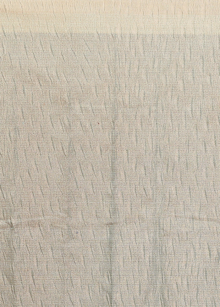 Blue Tissue Silk Saree With Blouse Piece