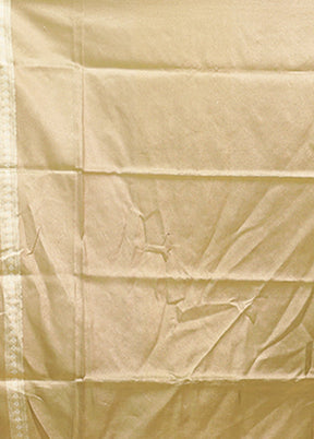 Green Tissue Silk Saree With Blouse Piece