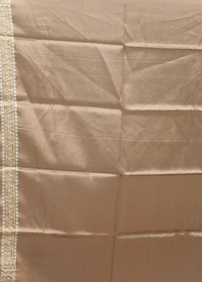 Grey Tissue Silk Saree With Blouse Piece