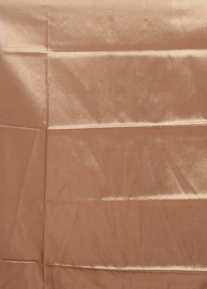 Grey Tissue Silk Saree With Blouse Piece