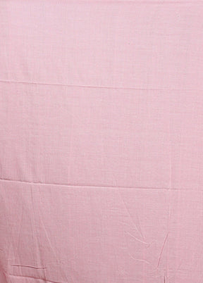 Pink Matka Silk Saree With Blouse Piece