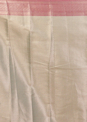 Green Dupion Silk Saree With Blouse Piece