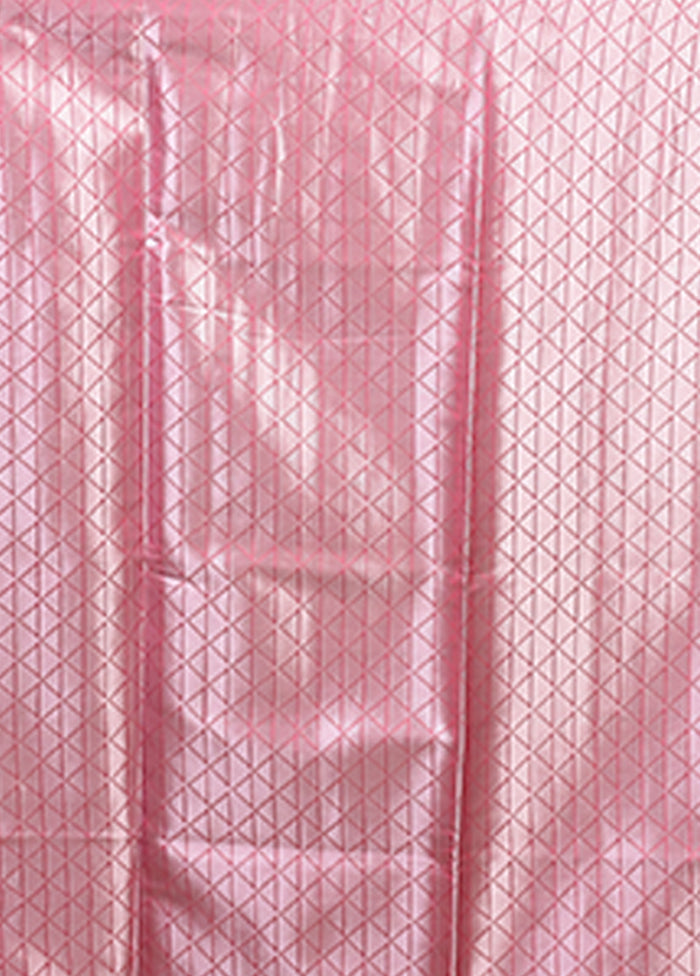 Green Kora Silk Saree With Blouse Piece