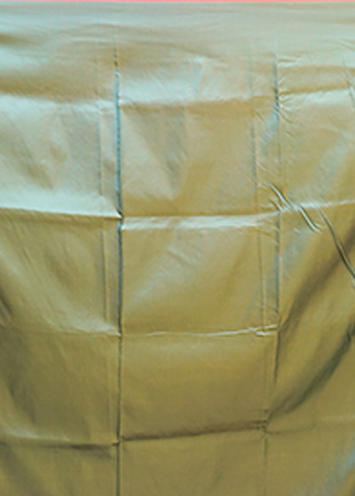 Pink Dupion Silk Saree With Blouse Piece