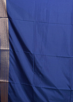 Green Dupion Silk Saree With Blouse Piece