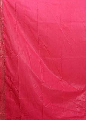 Pink Georgette Saree With Blouse Piece