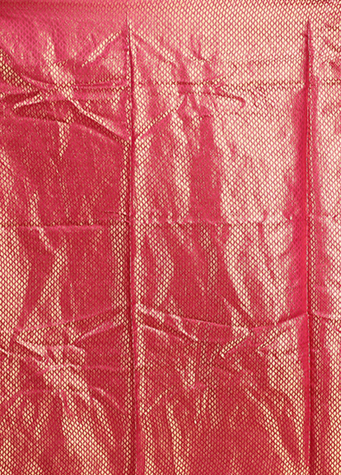 Purple Tussar Silk Saree With Blouse Piece