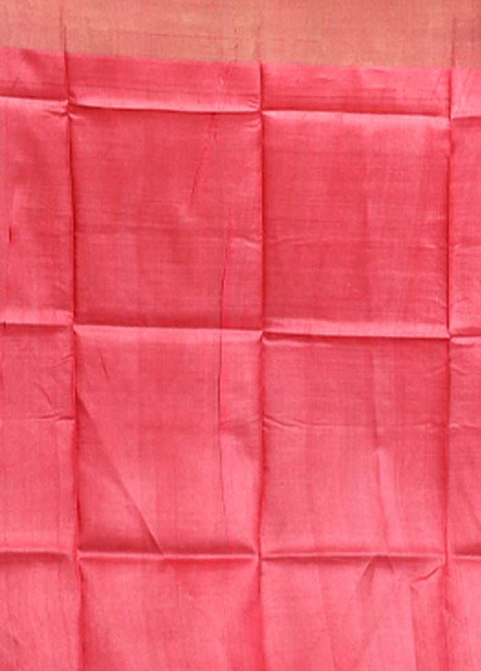 Yellow Tussar Silk Saree With Blouse Piece