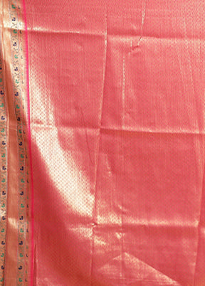 Green Dupion Silk Saree With Blouse Piece