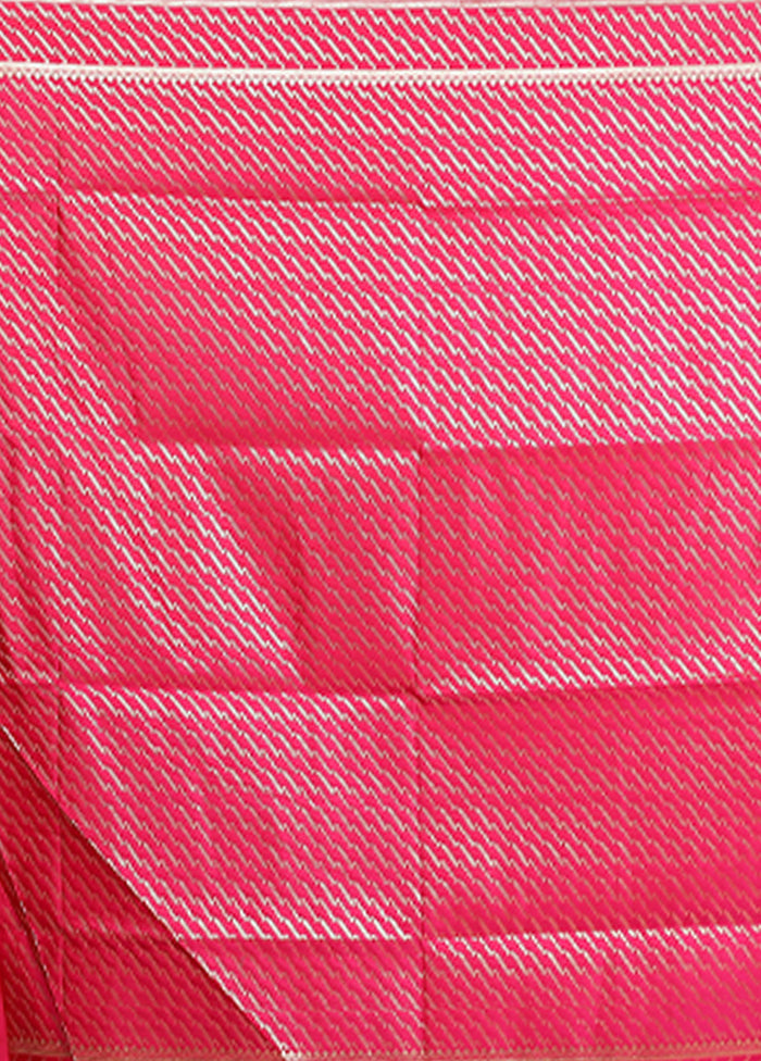 Purple Banarasi Silk Saree With Blouse Piece