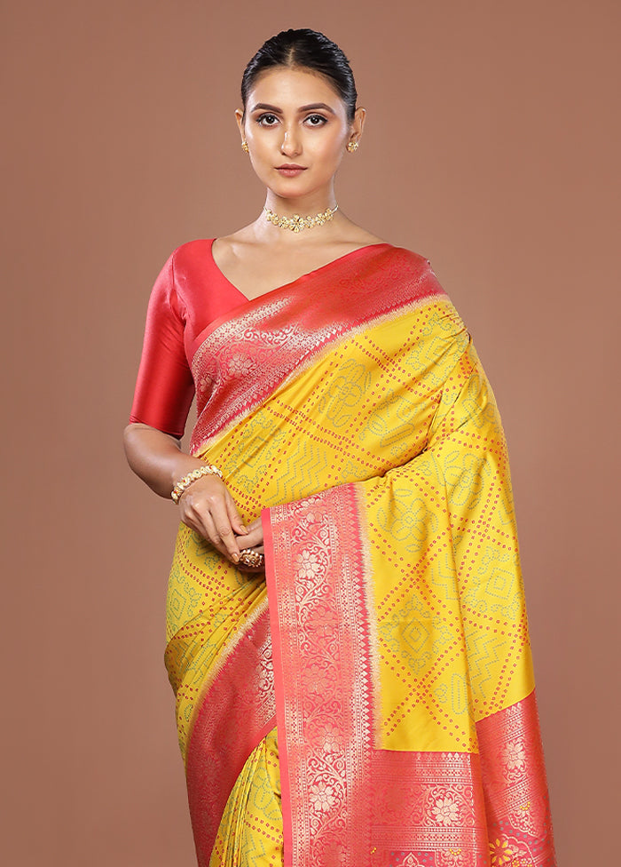 Green Dupion Silk Saree With Blouse Piece