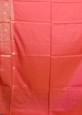 Green Dupion Silk Saree With Blouse Piece