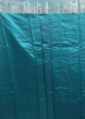 Purple Handloom Dupion Pure Silk Saree With Blouse Piece