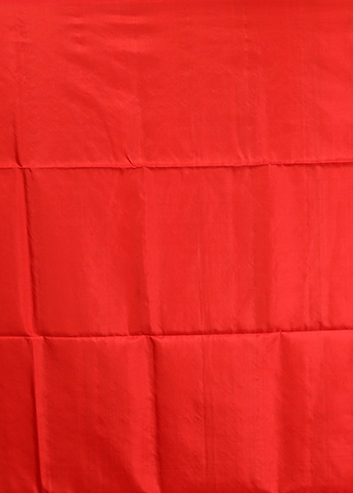 White Handloom Kanchipuram Pure Silk Saree With Blouse Piece