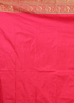 Yellow Handloom Kanjivaram Pure Silk Saree With Blouse Piece