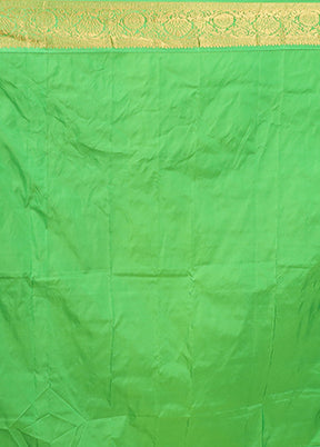 Purple Handloom Kanjivaram Pure Silk Saree With Blouse Piece