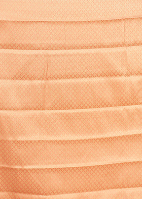Pink Kanjivaram Silk Saree With Blouse Piece