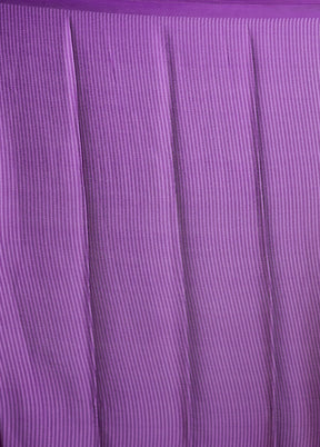 Yellow Georgette Saree With Blouse Piece