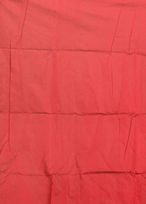 Blue Cotton Saree With Blouse Piece