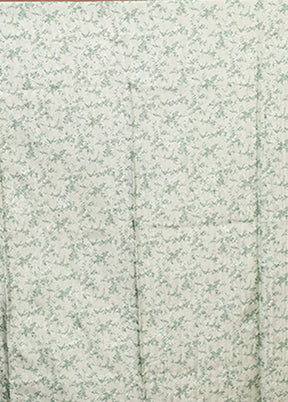 Blue Tussar Silk Saree With Blouse Piece