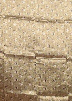 Green Tussar Silk Saree With Blouse Piece