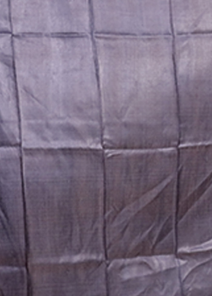 Yellow Printed Pure Silk Saree Without Blouse Piece