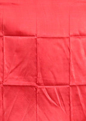 Cream Printed Pure Silk Saree Without Blouse Piece