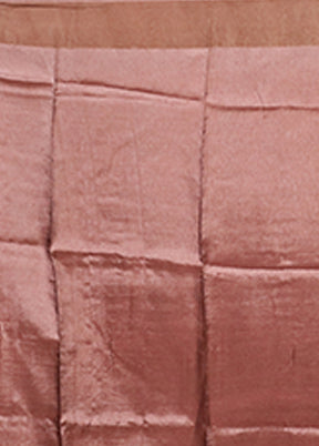 Purple Tussar Silk Saree With Blouse Piece