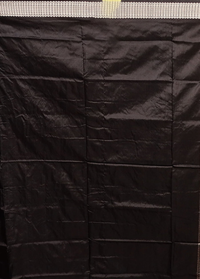 Green Handloom Bomkai Pure Silk Saree With Blouse Piece