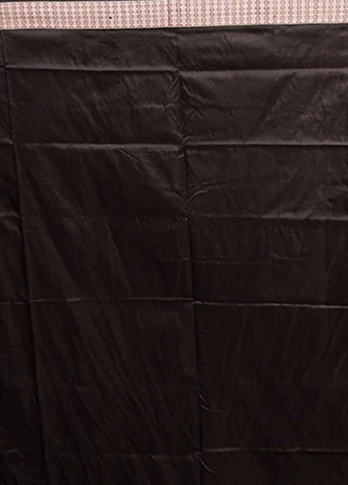 Yellow Handloom Bomkai Pure Silk Saree With Blouse Piece