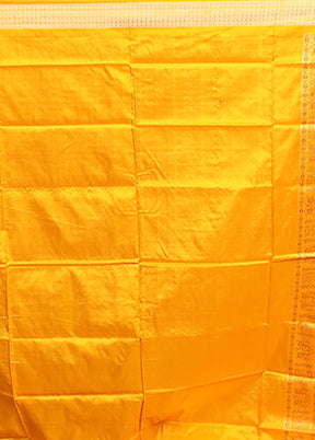 Purple Handloom Bomkai Pure Silk Saree With Blouse Piece