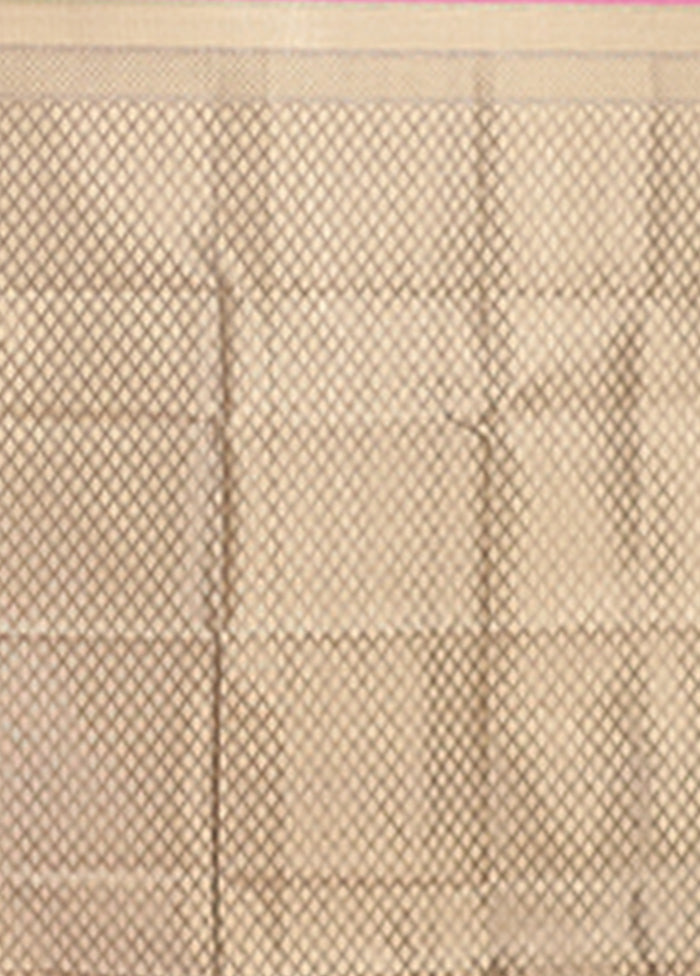 Grey Organza Saree With Blouse Piece