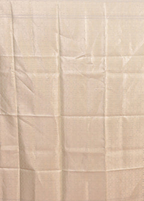 Blue Organza Saree With Blouse Piece