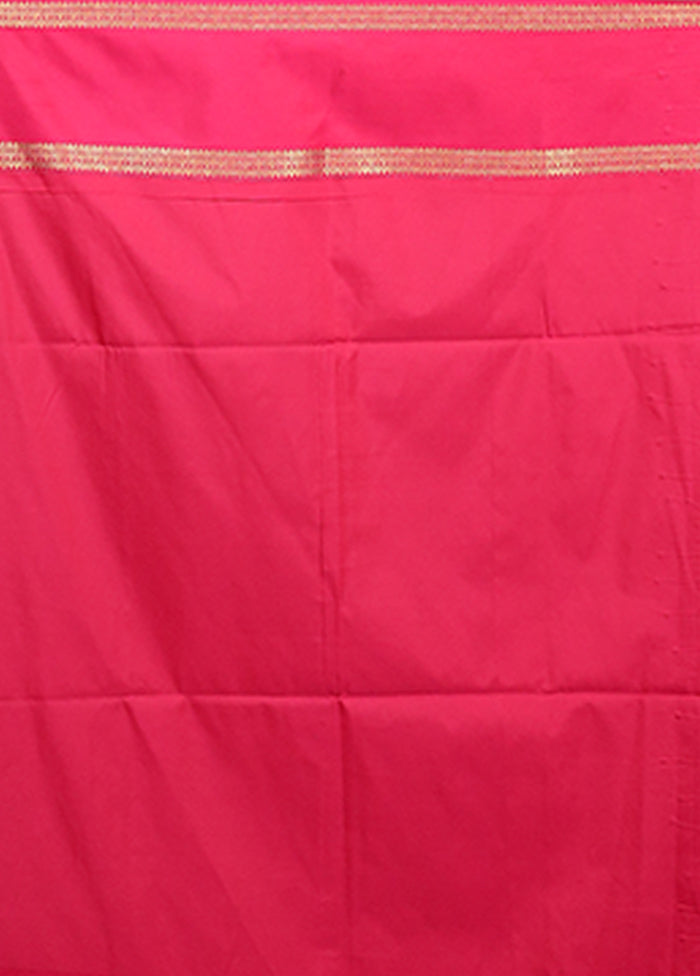 Blue Kanjivaram Silk Saree With Blouse Piece
